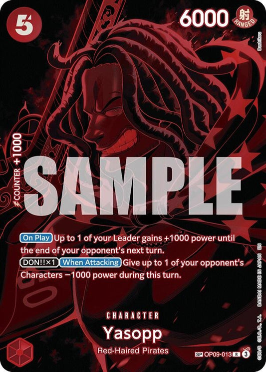 Image for Yasopp (SP) (OP09-013) - One Piece Card Game