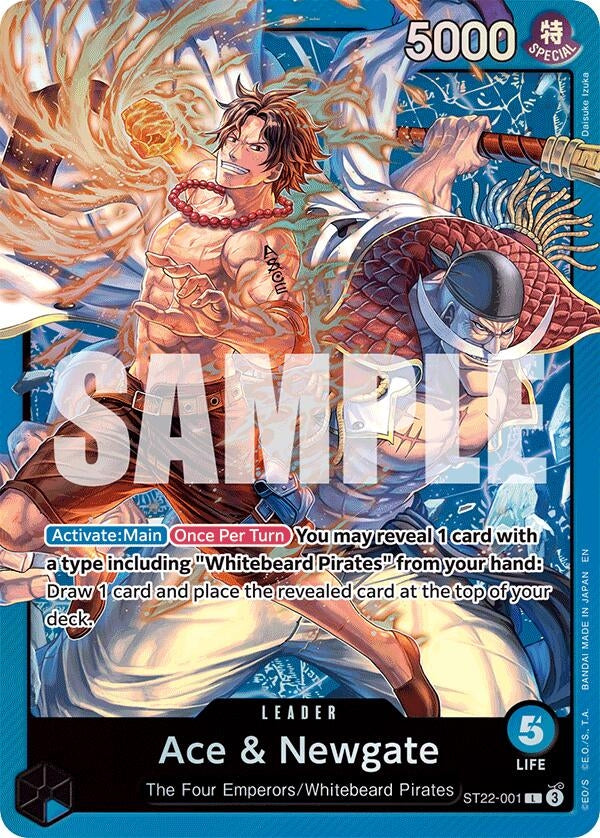 Image for Ace & Newgate (ST22-001) - One Piece Card Game