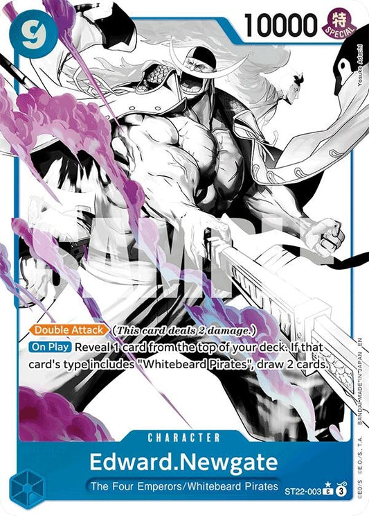 Image for Edward.Newgate (Parallel) (ST22-003) - One Piece Card Game