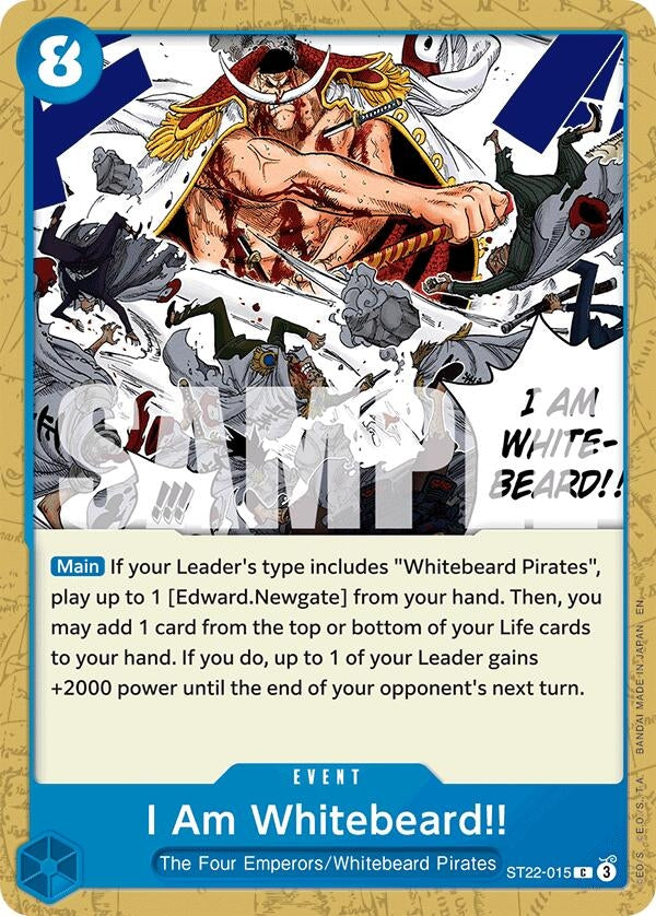 Image for I Am Whitebeard!! (ST22-015) - One Piece Card Game