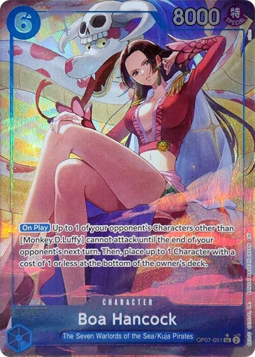 Image for Boa Hancock (Seven Warlords of the Sea Binder Set) (Alternate Art) (OP07-051) - One Piece Card Game