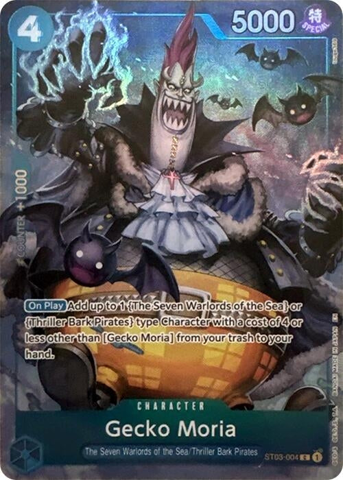 Image for Gecko Moria (Seven Warlords of the Sea Binder Set) (ST03-004) - One Piece Card Game