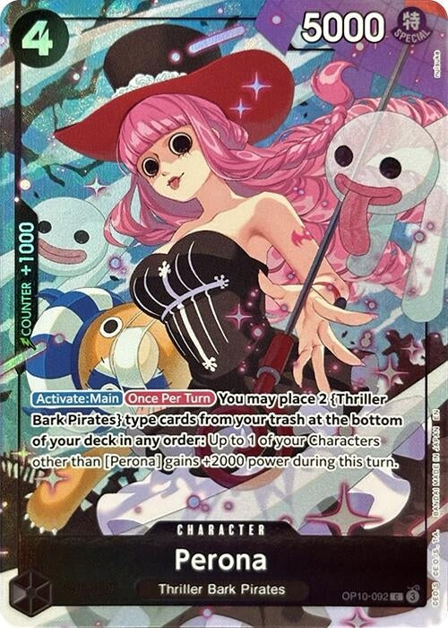 Image for Perona (Premium Card Collection -Best Selection Vol. 4-) (OP10-092) - One Piece Card Game
