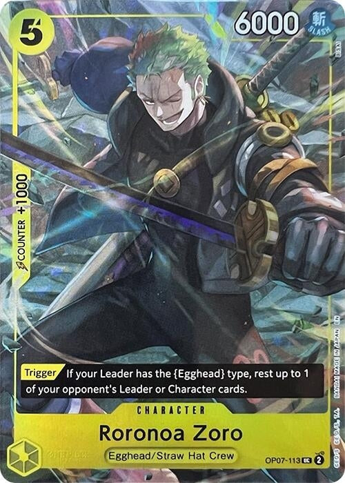 Image for Roronoa Zoro (Illustration Box Vol.3) (OP07-113) - One Piece Card Game