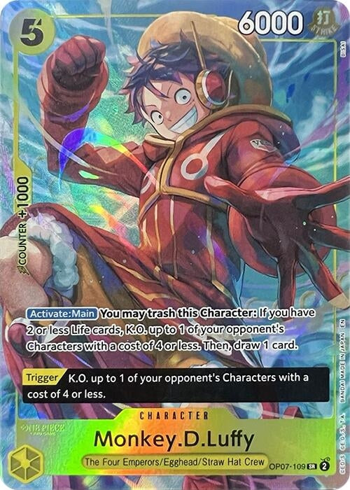 Image for Monkey.D.Luffy (Illustration Box Vol.3) (OP07-109) - One Piece Card Game