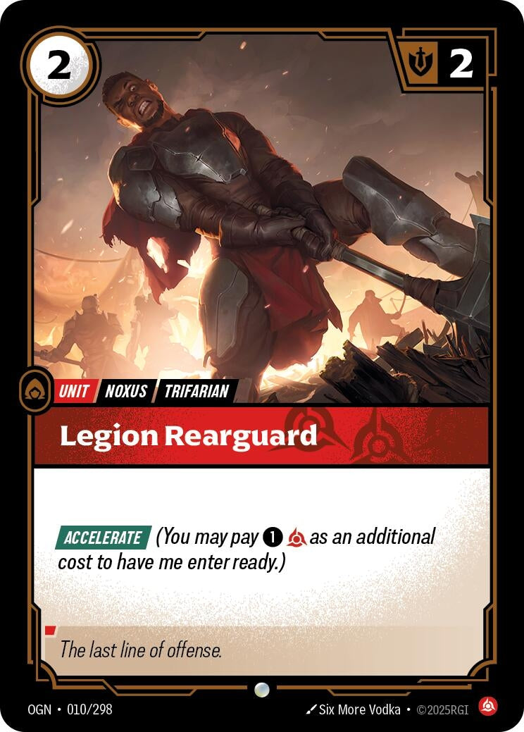 Image for Legion Rearguard (010/298) - Riftbound: League of Legends Trading Card Game