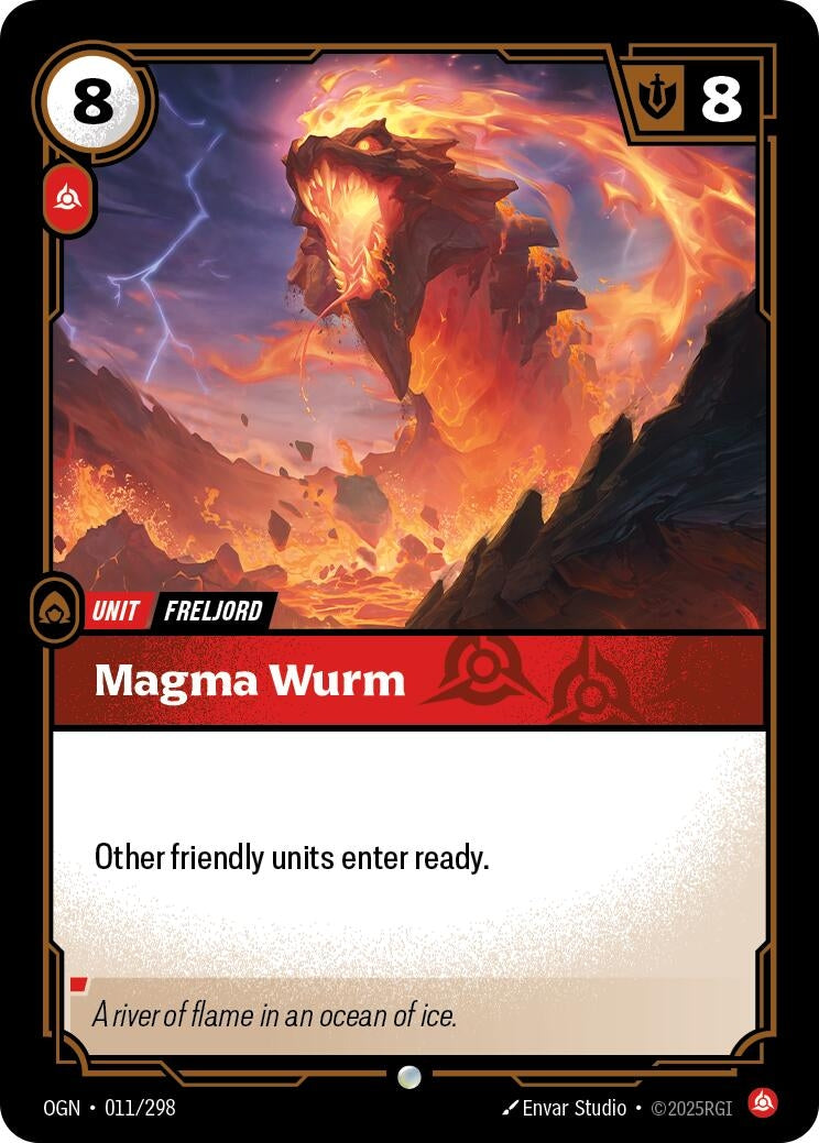 Image for Magma Wurm (011/298) - Riftbound: League of Legends Trading Card Game
