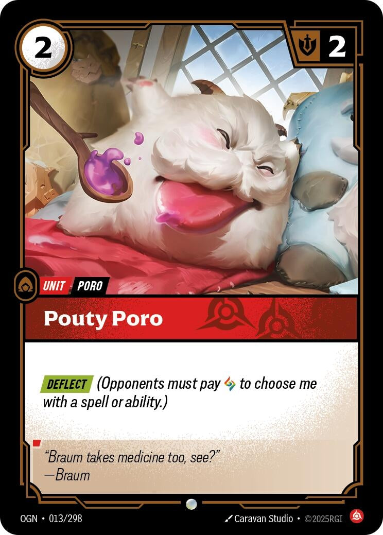 Image for Pouty Poro (013/298) - Riftbound: League of Legends Trading Card Game