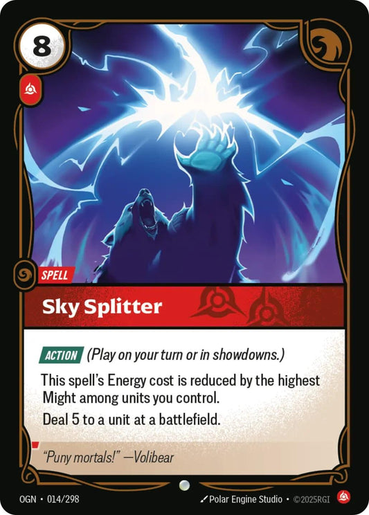 Image for Sky Splitter (014/298) - Riftbound: League of Legends Trading Card Game