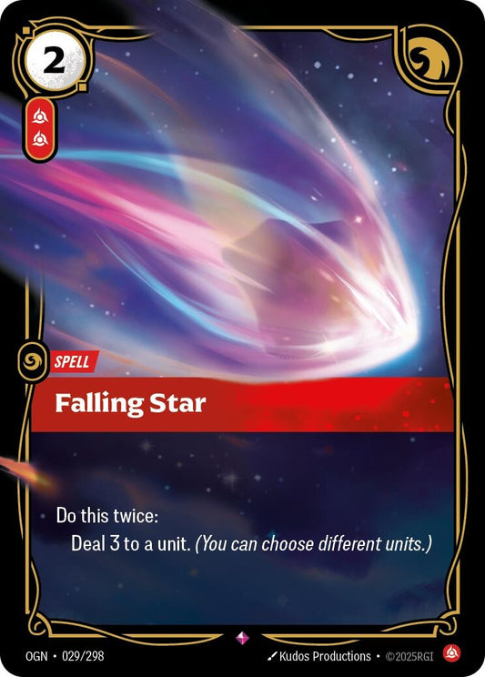 Image for Falling Star (029/298) - Riftbound: League of Legends Trading Card Game