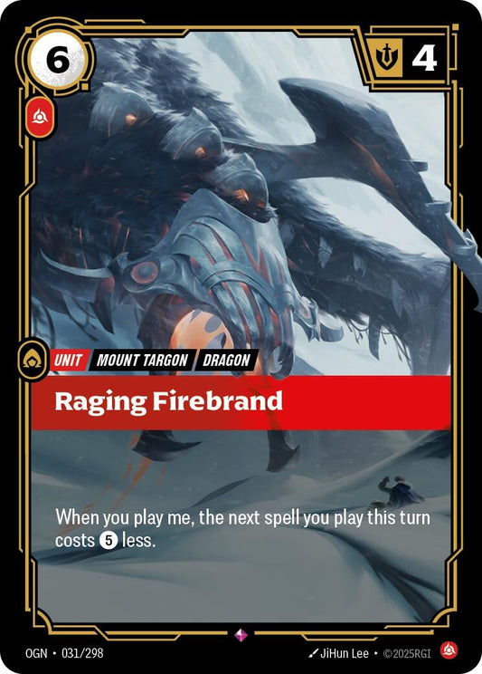 Image for Raging Firebrand (031/298) - Riftbound: League of Legends Trading Card Game