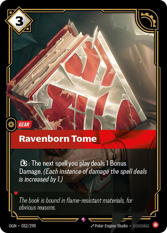 Image for Ravenborn Tome (032/298) - Riftbound: League of Legends Trading Card Game