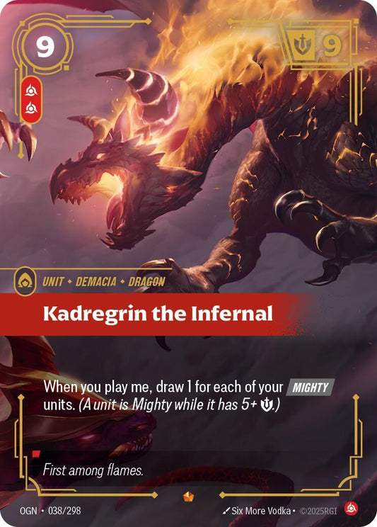 Image for Kadregrin the Infernal (038/298) - Riftbound: League of Legends Trading Card Game