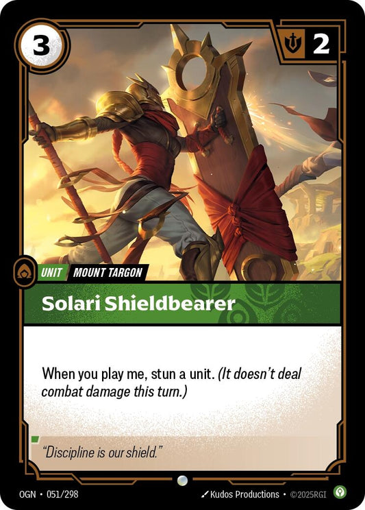 Image for Solari Shieldbearer (051/298) - Riftbound: League of Legends Trading Card Game