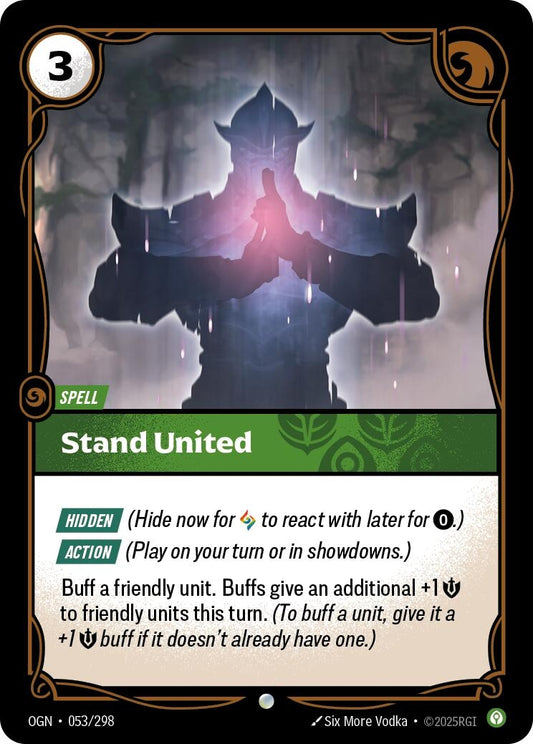 Image for Stand United (053/298) - Riftbound: League of Legends Trading Card Game