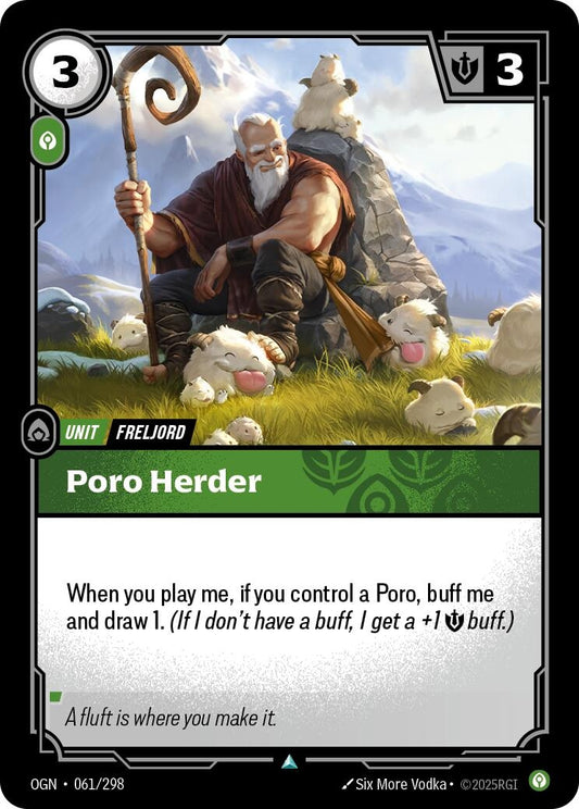 Image for Poro Herder (061/298) - Riftbound: League of Legends Trading Card Game