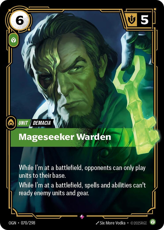 Image for Mageseeker Warden (070/298) - Riftbound: League of Legends Trading Card Game