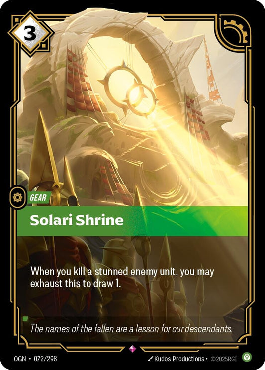 Image for Solari Shrine (072/298) - Riftbound: League of Legends Trading Card Game