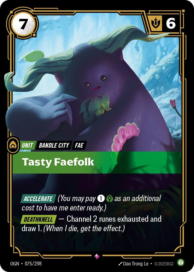 Image for Tasty Faefolk (075/298) - Riftbound: League of Legends Trading Card Game