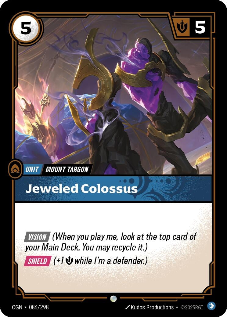 Image for Jeweled Colossus (086/298) - Riftbound: League of Legends Trading Card Game