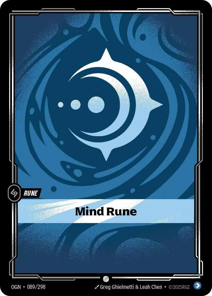 Image for Mind Rune (089/298) - Riftbound: League of Legends Trading Card Game