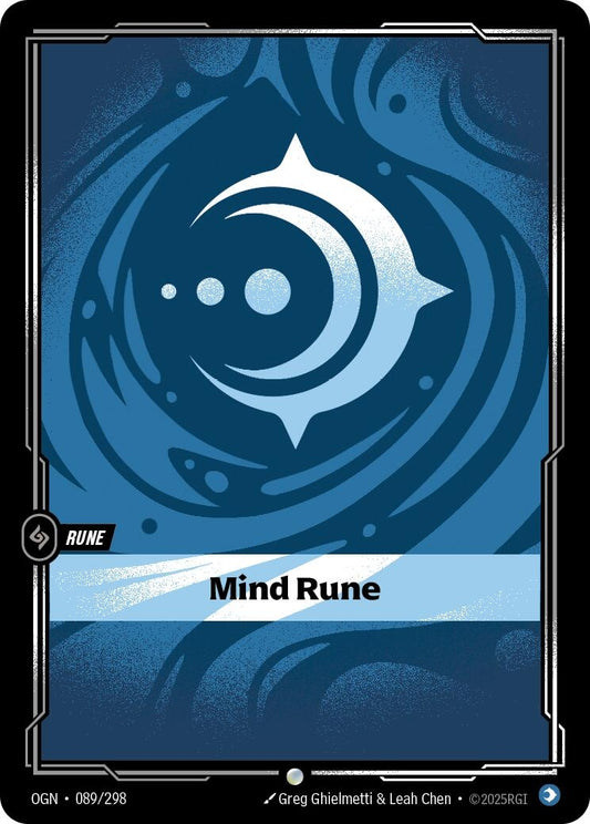 Image for Mind Rune (089/298) - Riftbound: League of Legends Trading Card Game