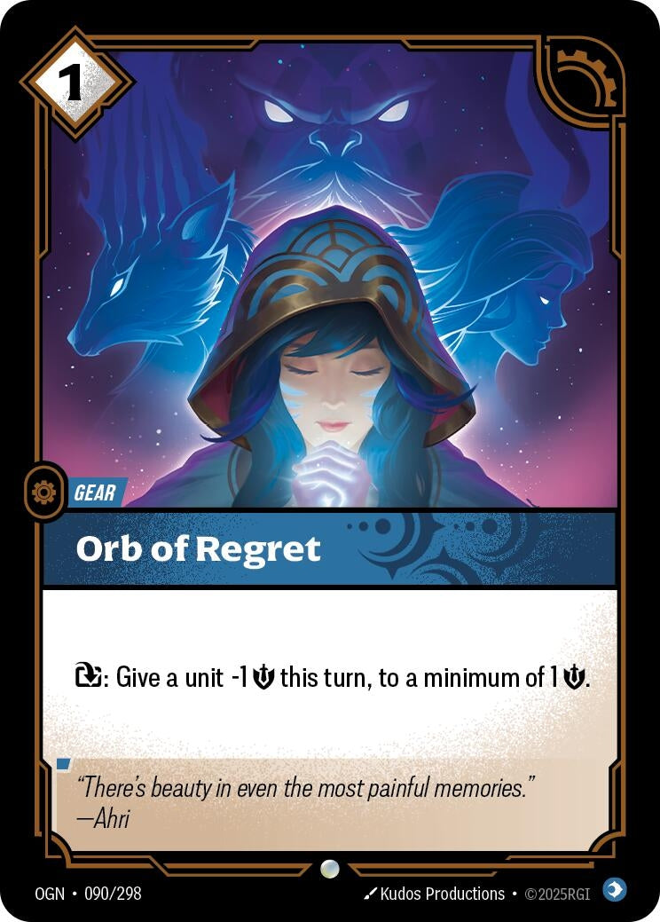 Image for Orb of Regret (090/298) - Riftbound: League of Legends Trading Card Game