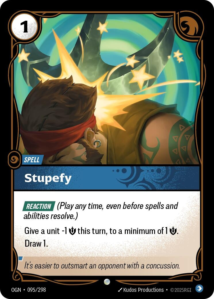 Image for Stupefy (095/298) - Riftbound: League of Legends Trading Card Game