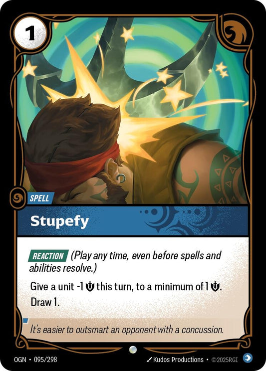 Image for Stupefy (095/298) - Riftbound: League of Legends Trading Card Game