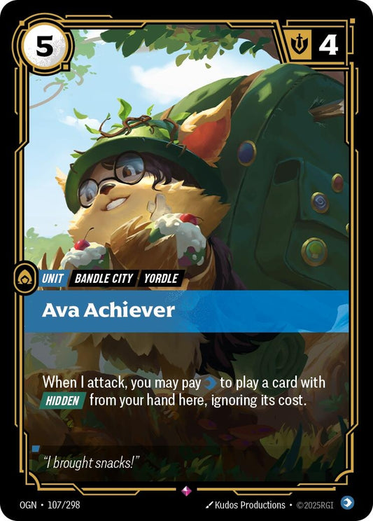 Image for Ava Achiever (107/298) - Riftbound: League of Legends Trading Card Game