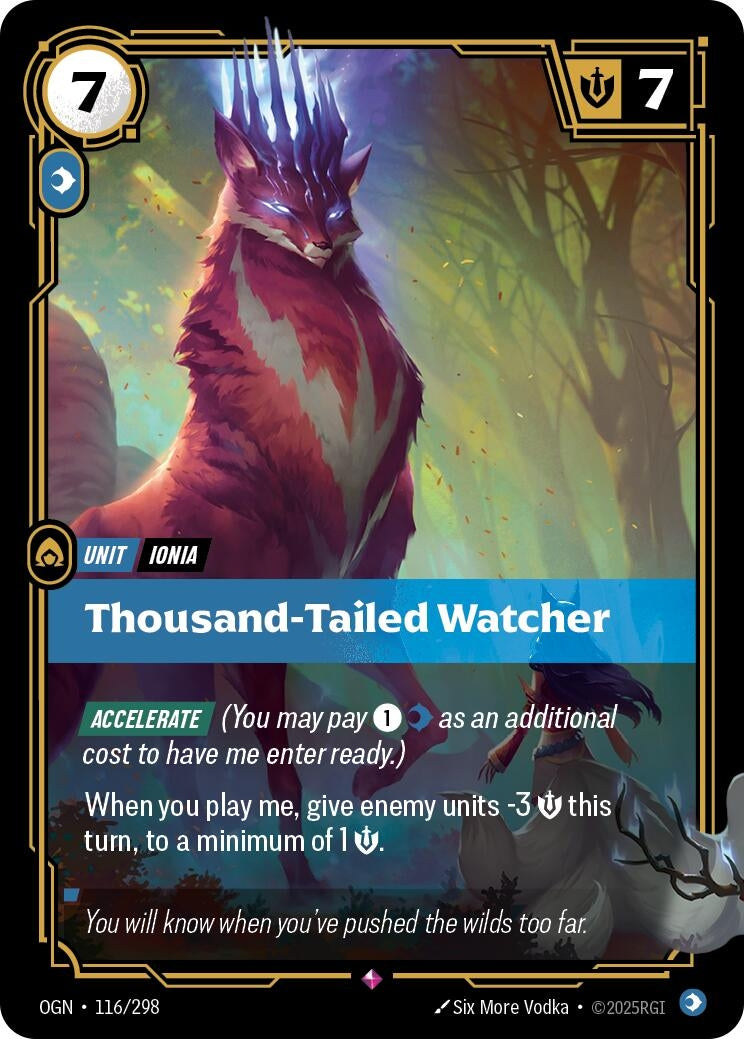 Image for Thousand-Tailed Watcher (116/298) - Riftbound: League of Legends Trading Card Game