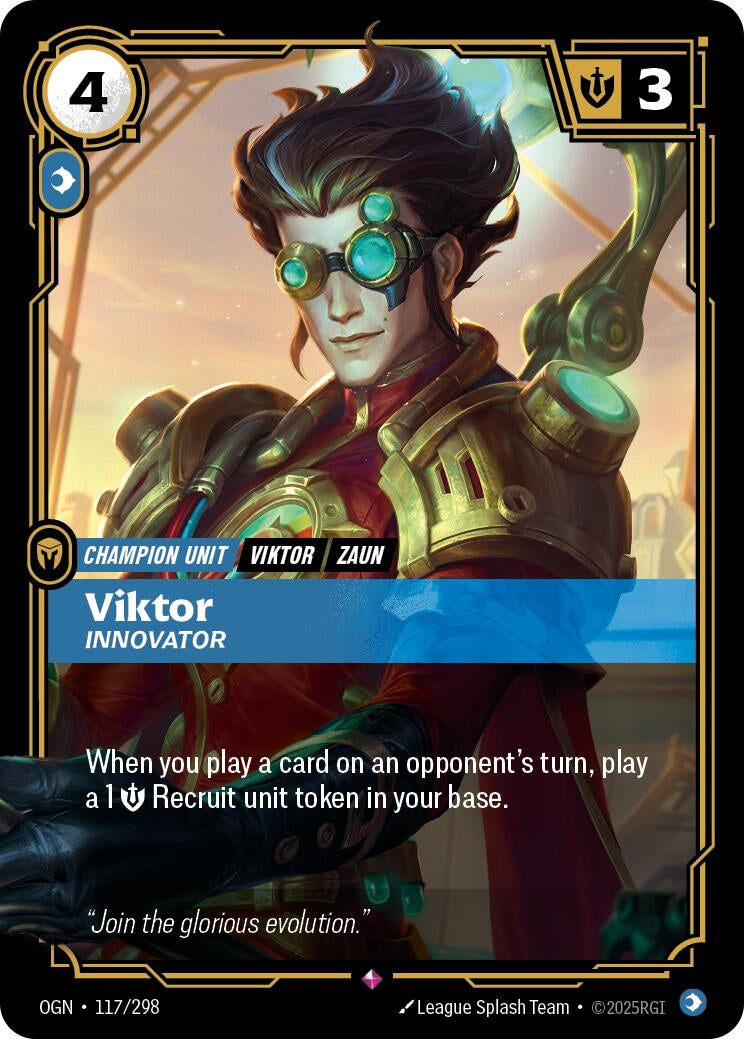 Image for Viktor - Innovator (117/298) - Riftbound: League of Legends Trading Card Game