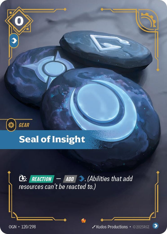 Image for Seal of Insight (120/298) - Riftbound: League of Legends Trading Card Game