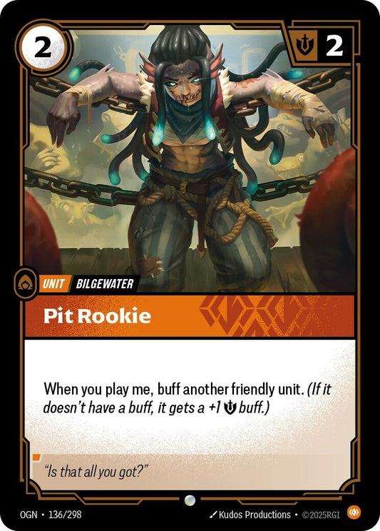 Image for Pit Rookie (136/298) - Riftbound: League of Legends Trading Card Game