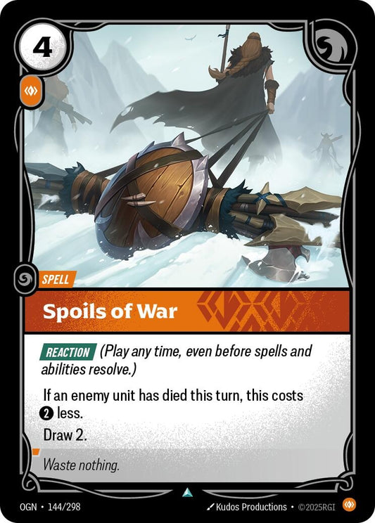 Image for Spoils of War (144/298) - Riftbound: League of Legends Trading Card Game