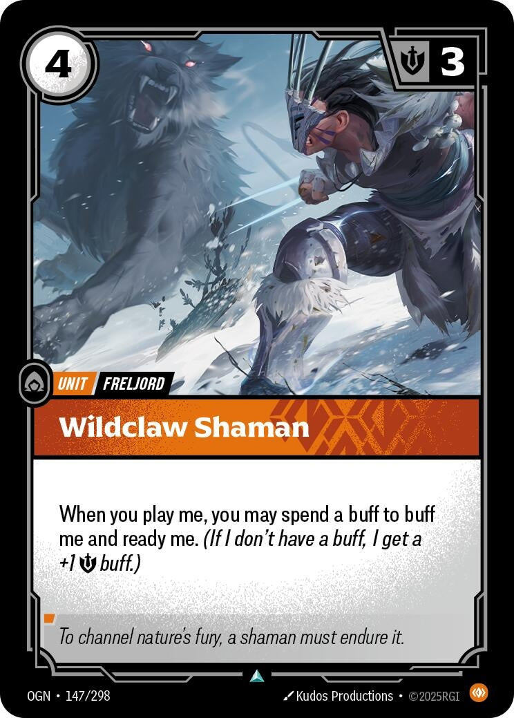 Image for Wildclaw Shaman (147/298) - Riftbound: League of Legends Trading Card Game