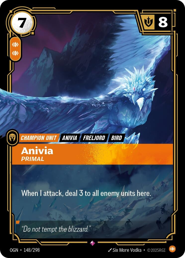 Image for Anivia - Primal (148/298) - Riftbound: League of Legends Trading Card Game
