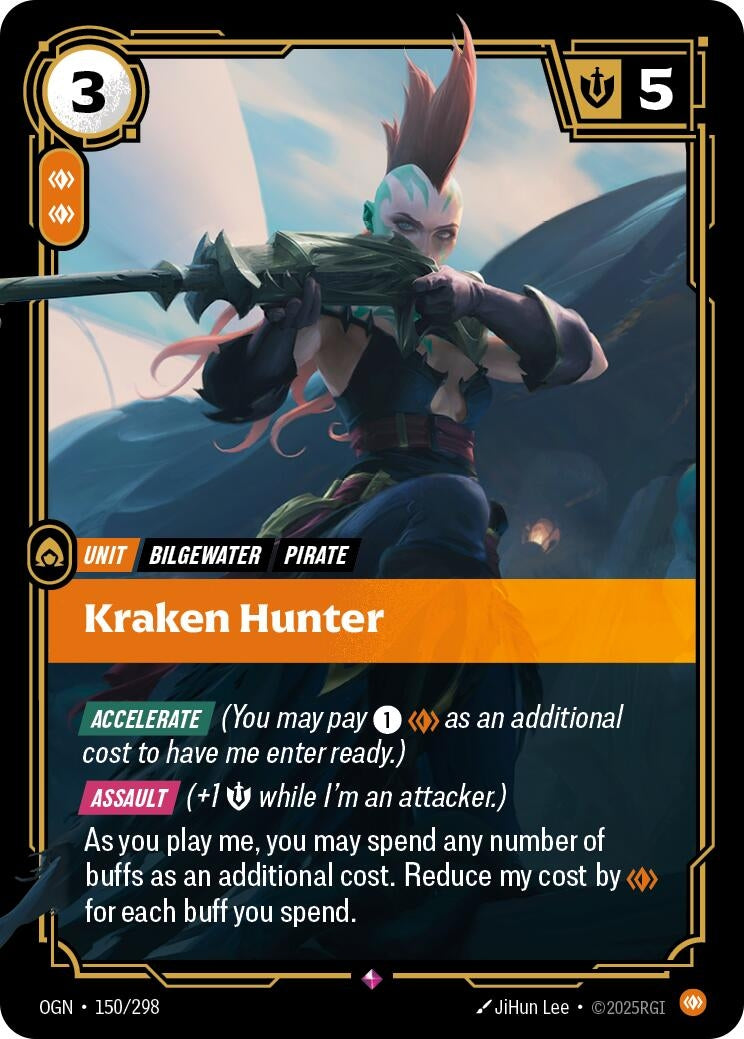 Image for Kraken Hunter (150/298) - Riftbound: League of Legends Trading Card Game