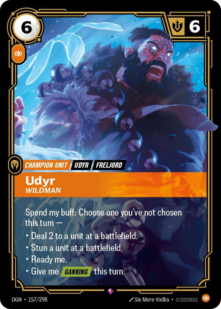 Image for Udyr - Wildman (157/298) - Riftbound: League of Legends Trading Card Game