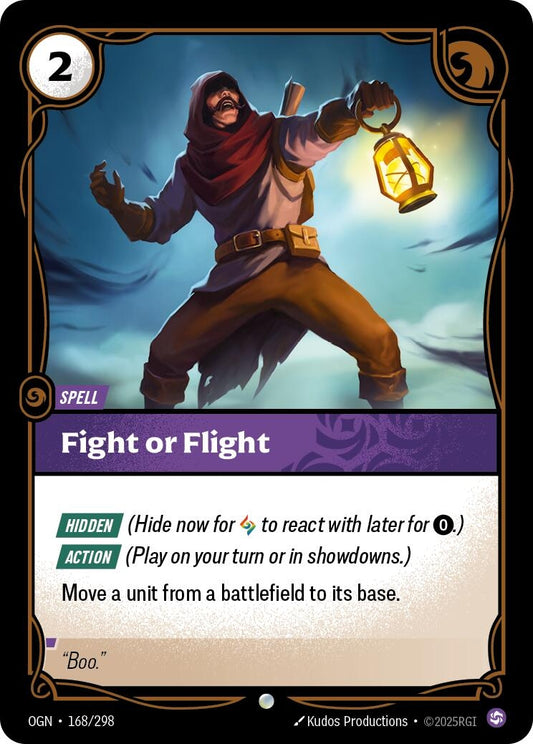 Image for Fight or Flight (168/298) - Riftbound: League of Legends Trading Card Game