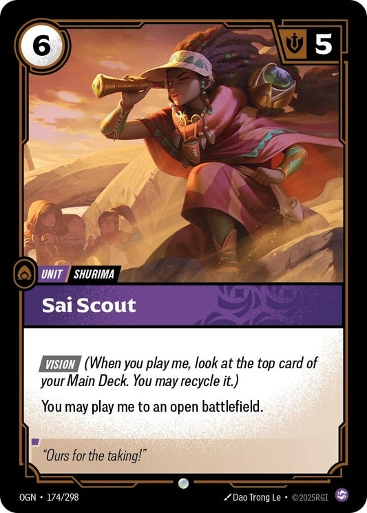 Image for Sai Scout (174/298) - Riftbound: League of Legends Trading Card Game