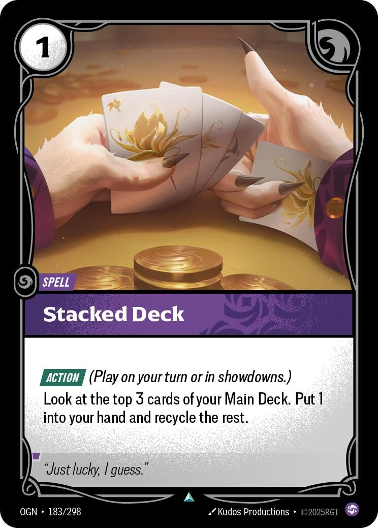 Image for Stacked Deck (183/298) - Riftbound: League of Legends Trading Card Game