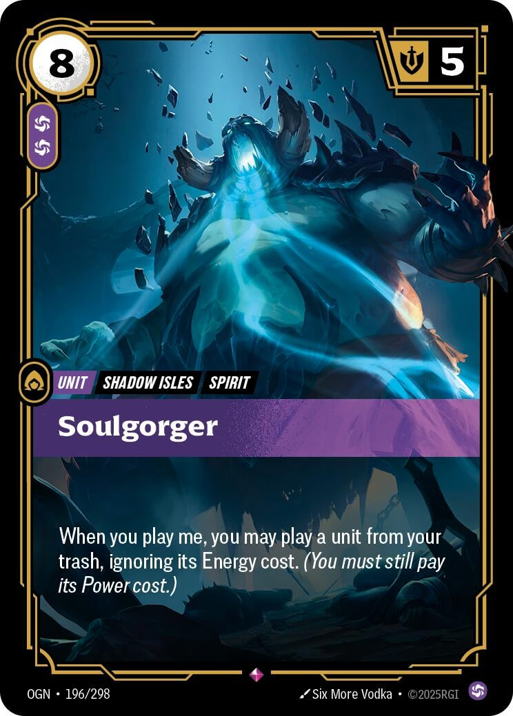 Image for Soulgorger (196/298) - Riftbound: League of Legends Trading Card Game