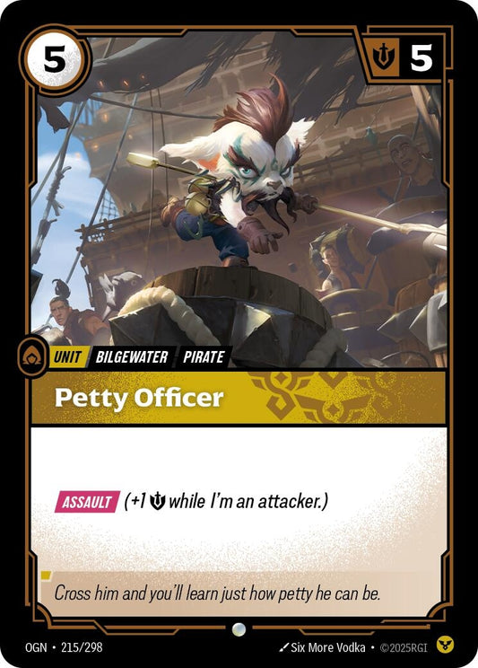 Image for Petty Officer (215/298) - Riftbound: League of Legends Trading Card Game
