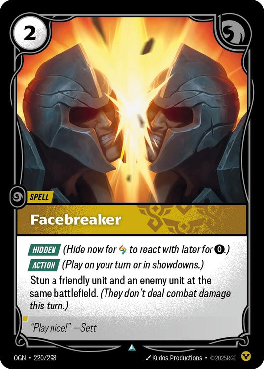 Image for Facebreaker (220/298) - Riftbound: League of Legends Trading Card Game