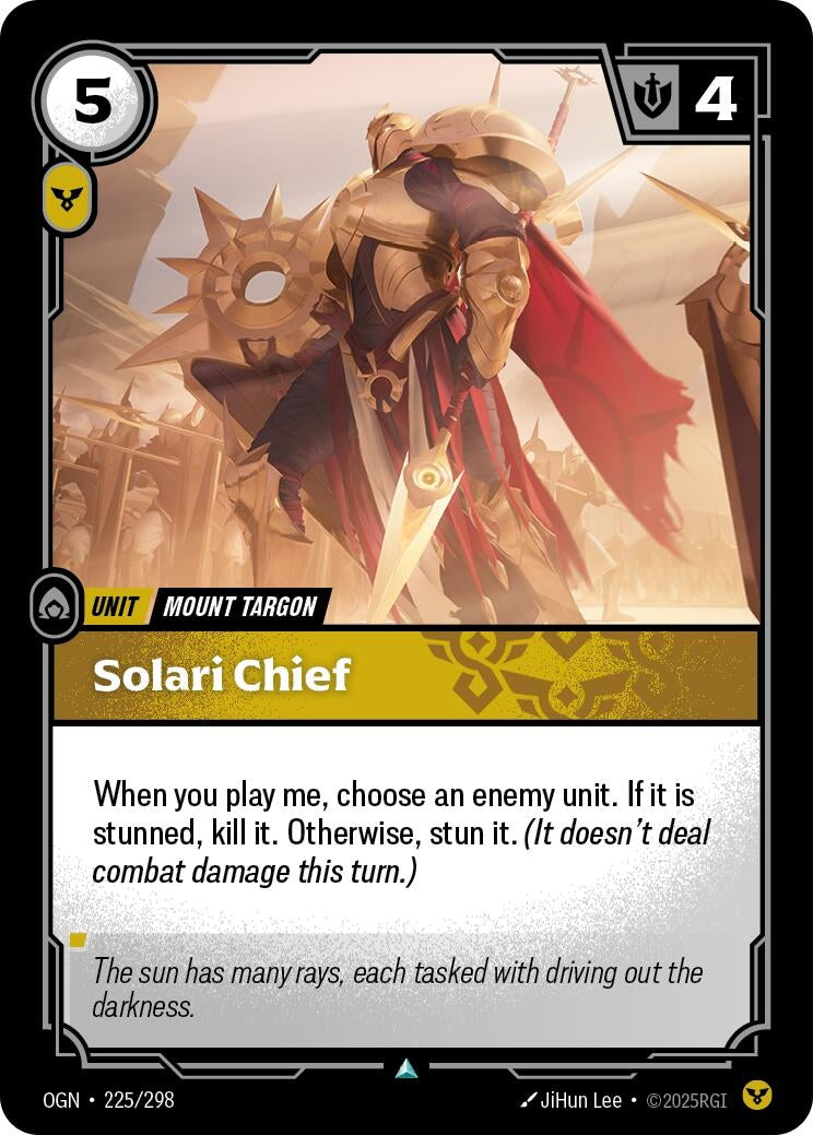 Image for Solari Chief (225/298) - Riftbound: League of Legends Trading Card Game