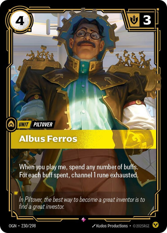 Image for Albus Ferros (230/298) - Riftbound: League of Legends Trading Card Game