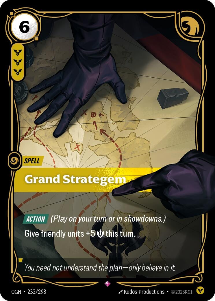Image for Grand Strategem (233/298) - Riftbound: League of Legends Trading Card Game