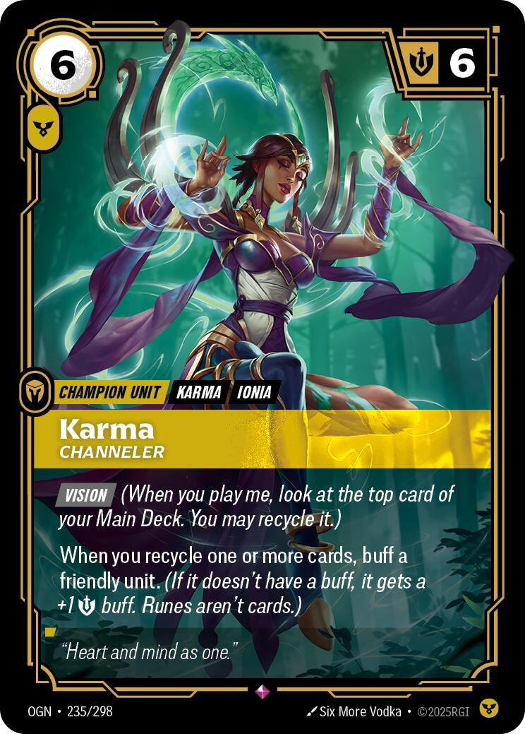 Image for Karma - Channeler (235/298) - Riftbound: League of Legends Trading Card Game