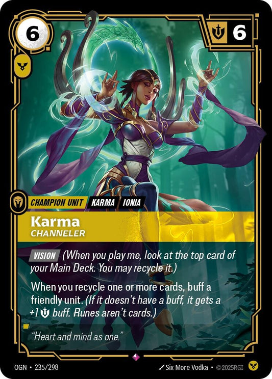 Image for Karma - Channeler (235/298) - Riftbound: League of Legends Trading Card Game